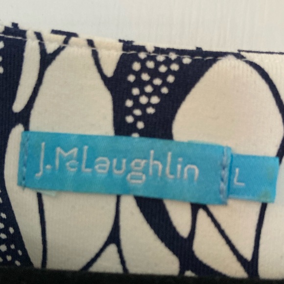 J. McLaughlin Navy and White Dress - Picture 3 of 9